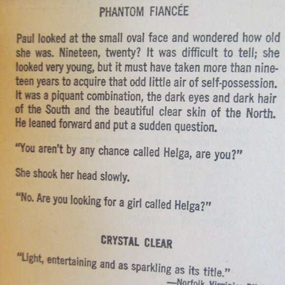 Crystal Clear by Elizabeth Cadell Vintage Paperback 1973 Bantam PB - Picture 12 of 16